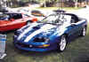 Blue SS with white stripes