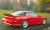 Red Z with ZR28 Spoiler